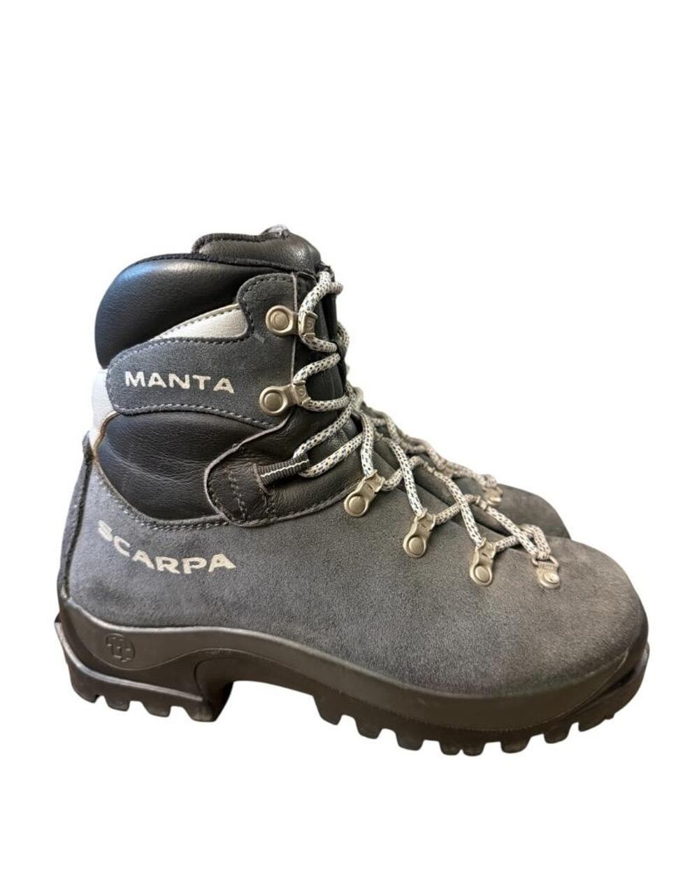 Scarpa Manta Blue Suede Mountaineering Boot Size 38.5 Women US 7